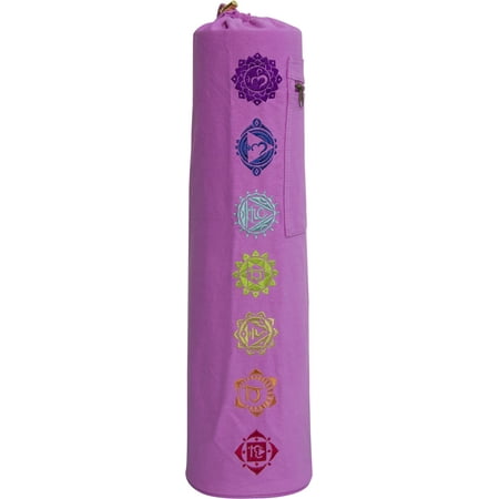 Fit Spirit 7 Chakra Exercise Yoga Mat Bag W Cargo Pocket Pink Fit Spirit 7 Chakra Exercise Yoga Mat Bag W Cargo Pocket Pink Is Not Included