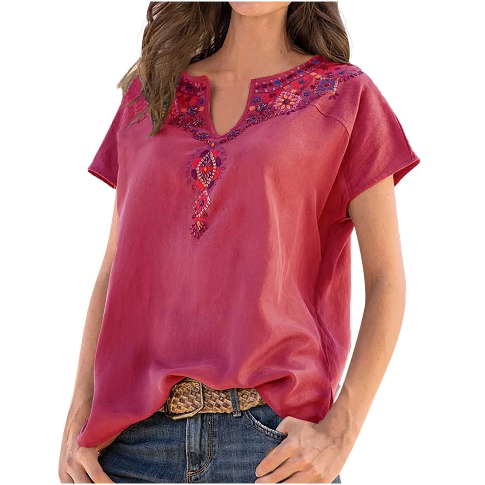 Trendy Tops For Women V Neck Leisure 