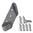 thumbnail image 1 of Fiudx Support de Coin Multifonctionnel en Acier Inoxydable Trois Côtés Fixe Angle Trapézoïdal Planche de Suspension Support de Meubles, 1 of 1