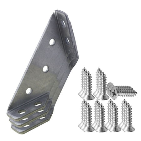 

Stainless Steel Multifunctional Corner Three Sided Fixed Corner Brace Cabinet Trapezoidal Hanging Angle Hanging Layer Board Support Furniture Connecto Tools&Home Improvement