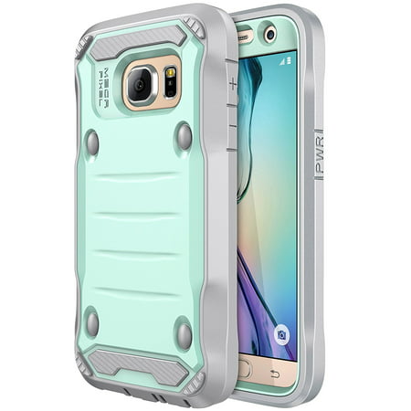 Galaxy S7 Case,{Not For S7 Edge } E LV Samsung Galaxy S7 Hybrid Armor Protection Defender Case Cover with Built-in Screen Protector For Samsung Galaxy S7 - [MINT / (Best Music Downloader For Samsung Galaxy)