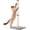 Grey, variant on 29" Height Tall Cat Scratching Post, Claw Scratcher with Sisal Rope and Covered with Soft Smooth Plush, Vertical Scratch [Full Strectch] for Standard Size Cats(Grey, 29 inches for All Cats)