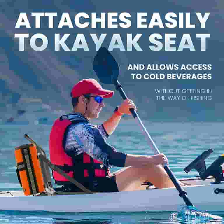 Skywin Waterproof Kayak Seat Back Cooler Top Zipper Access
