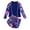 Purple, variant on WOYY Girls Rash Guard Swimsuits Quick Dry 2 Piece Bathing Suit UPF 50+ Summer Swimwear