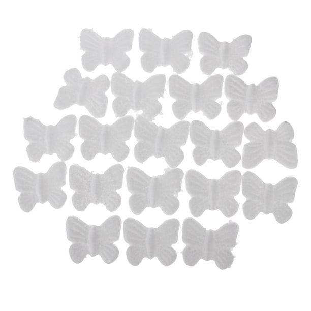 20 Piezas de Espuma de Poliestireno en apariencia de Mariposa
