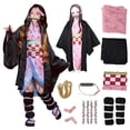 thumbnail image 1 of Disfraz de cosplay UQJE para niños Kamado Tanjir Anime Halloween Set S, 1 of 7
