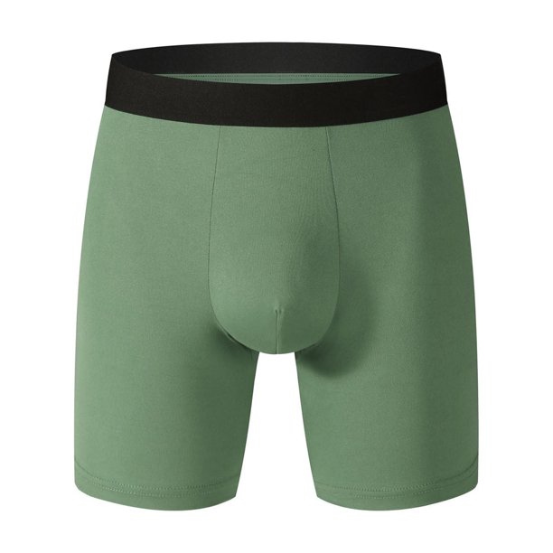 Ropa Interior Para Hombre, Bragas Largas Para Hombre, Talla Grande, De Secado Rápido, Con Cuatro Esquinas