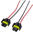 thumbnail image 4 of HUIQIAODS H11 H8 881 880 Headlight Female Adapter Connector Plug Wiring Harness Socket Wire for Fog Light Headlamp 2PCS, 4 of 4
