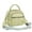 Green, variant on Coefficienta Classic Leather Shoulder Bag Multifunctional Compartments Adjustable Strap Hands Convenience Stylish Purse for Women
