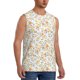 thumbnail image 2 of Balery Floral1 Camisetas sin mangas para hombre, absorbe la humedad y protege contra el mal olor.-XX-Large, 2 of 7