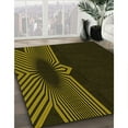 thumbnail image 3 of Ahgly Company Machine Washable Indoor Round Transitional Oak Brown Area Rugs, 3' Round, 3 of 7