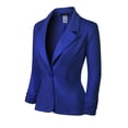 thumbnail image 3 of MixMatchy Women's Classic Casual Work Solid Color Knit Blazer, 3 of 4