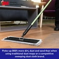 thumbnail image 5 of 3M Easy Trap Sweep and Dust Sheets, 1 Roll of 60 8" x 6" Sheets, Disposable Easy Sweep Floor Duster, Picks Up 8x More Dirt, Dust, Sand, Hair, Works on Dry or Wet Surfaces, Hardwood Floors, 59, 5 of 7