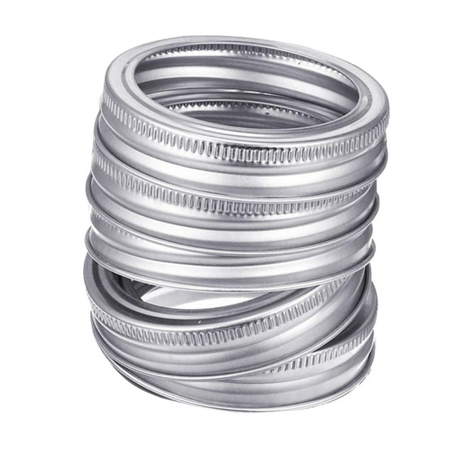 Yeacher 70mm Regular Mouth Mason Canning Lids, Tinplate Leak Proof Lids for Mason Jar Regular