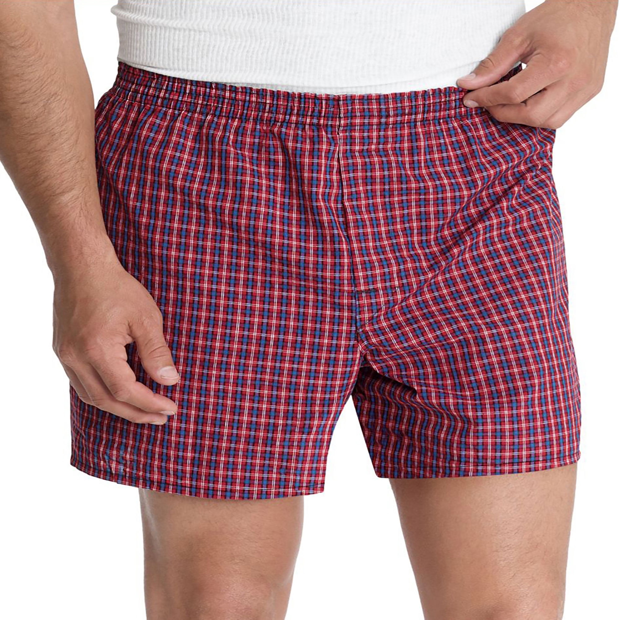 tartan boxer shorts