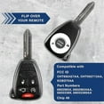 thumbnail image 4 of Compatible with 2006 2007 2008 2009 2010 2011 2012 2013 2014 Chrysler 200 Aspen Do Key Fob Replacement, 4 of 5