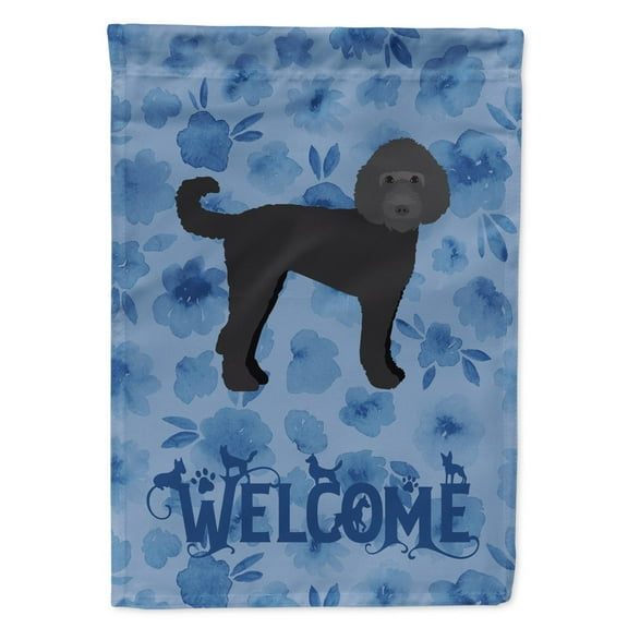 Carolines Treasures CK6087GF Labradoodle Welcome Flag Garden Size Small multicolor