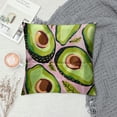 thumbnail image 2 of Janna Salak Designs Food and Drink - Avocado Pattern Pink - Pillow Cases, 2 of 5