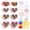 B Black, variant on Easter DIY Suncatcher Craft Kit, Bunny Egg Themed Colorful Stained Glass Window Decor Set, 60 Pcs Paper Cutouts with Hanging String Glue Points for Kids Easter Party Art Handmade Activities