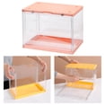 thumbnail image 3 of Vitrina de acrílico Macarena 3 filas Estante vertical a prueba de polvo Rosa, 3 of 8