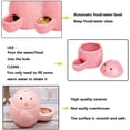 thumbnail image 2 of Bebedero para hámster, botella de cerámica, bebedero deslizante para animales pequeños, dispensador de agua automático, cuenco de comida para hámster sirio, erizo, hurón, jerbo, 2 of 6