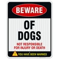 thumbnail image 1 of Beware of Dogs Sign, Dog Warning Sign, 24x30 Reflective Aluminum EGP 24x30 Reflective Aluminum EGP, 1 of 1