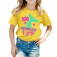 thumbnail image 1 of TZEWGL Chemise Décontractée pour Fille Garçon Mignonne à Imprimé Graphique Col Rond Manches Courtes Vêtements pour Infnants Taille 12-13T, 1 of 4