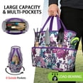 thumbnail image 2 of Garden Tool Bag,Pioneer Flower Floral Print Pattern Garden Tool Organizer,Garden Gifts,Waterproof Multi-Pocket Garden Tool Storage 11.8x5.5x11.4 Inch(Tools NOT Included), 2 of 6