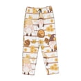 thumbnail image 4 of Xecao Cute Bee Gnome Women's Straight Lounge Pajama Pants: The Epitome of Relaxed Sleepwear, 4 of 9