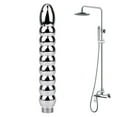 thumbnail image 2 of Bathroom Handheld Aluminum Shower Head Nozzle Cleaner Flushing Cleansing System Towel Warmer Rack Disposable Hand Towels for Bathroom Standing Towel Racks for Bathroom Bath Towels Towel Rack Hot Towel, 2 of 4