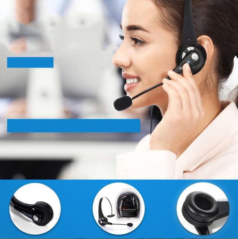 Bluetooth Headset Noise Canceling 