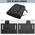 thumbnail image 4 of HUIACONG Black Leopard Print Golf Cart Seat Covers Breathable Portable Golf Cart Seat Covers Club Car Comfortable Non-Slip Fit Most Cars EZGO Yamaha Club Car, 4 of 7