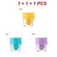 thumbnail image 1 of 1/2/3PCS Contact Lens Cleaner Case Versatile Ergonomic Hygienic Travel Eyewear Container Glasses Lenses Container Mix B 3pcs, 1 of 6