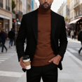 thumbnail image 4 of Men's Lightweight Turtleneck Shirts Long Sleeve Thermal Pullover Sweater Slim Fit Casual Knitted Basic Layer Tops, 4 of 8