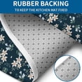 thumbnail image 4 of Pioneer Flower Floral Print Pattern Bathroom Rugs Sets 3 Piece,Toilet Cover Set,Absorbent Non Slip Bathroom Mats Sets with U-Shaped Contour Rug Toilet Rug Set, 4 of 5