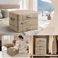thumbnail image 5 of Foldable Clothing Organizer with Handles, Home Bedroom Storage Solution, 5 of 7