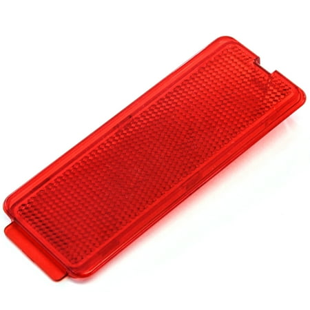 - Premium Door Reflector Interior Red Compatible with Ford (1999-2007 SuperDuty F250 F350 F450 F550 Super Duty & 2000-2005 Excursion)