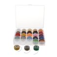 thumbnail image 1 of KLKCMS 25 Pieces / Box ed Cotton Cord 25 Colors for Jewelry Making, Crafts, Macrame, 0.65mm, 1 of 9