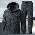 thumbnail image 2 of Outdoor Casual Jacket Men's Suits Labor Insurance Clothing Wear-resistant Dirt-resistant Tracksuits Multi-pocket Tooling High-quality Hiking Sets Camping Camouflage Jacket Long Pants 2-piece Sets, 2 of 5