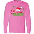 thumbnail image 3 of Inktastic Mama Claus with Christmas Santa Hat and Snowflakes Long Sleeve T-Shirt, 3 of 5