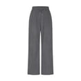 thumbnail image 3 of FAIWAD Corduroy Pants Women Comfy Elastic Waist Loose Pull On Pants with Pockets Dressy Casual Work Trousers, 3 of 7