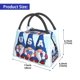 thumbnail image 2 of Fotbe Cute Gnomes in USA Bolsa Térmica Portátil con Estampado, Bolsa de Entrega de Alimentos Aislada, Bolsa Reutilizable de Gran Capacidad para Comidas y Supermercado, 2 of 6