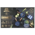 thumbnail image 4 of Thyme & Table 12-Piece Non-Stick Cookware Set, Signature Collection Pots and Pans Set - Blue, 4 of 18
