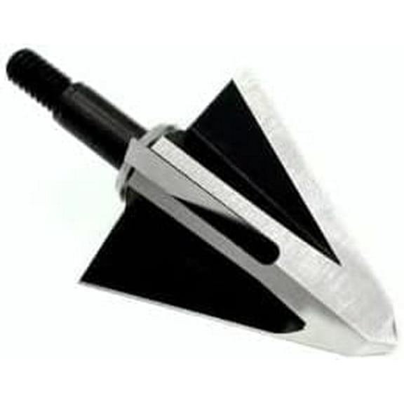 VPA 11/8" 2 Blade 200 grain Left Omega Single Bevel with Bleeders Broadhead, Screw-In, S7 Premium Tool Steel 56-58 Rockwell, 3 Pack, Made in the USA