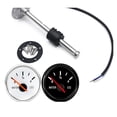 thumbnail image 2 of 52MM Gauge Water Level Gauge Red Light 0-190Ohm Water Tank Level Indicator Meter With Fuel Water Level Sensor ,Easy to Install, 2 of 5
