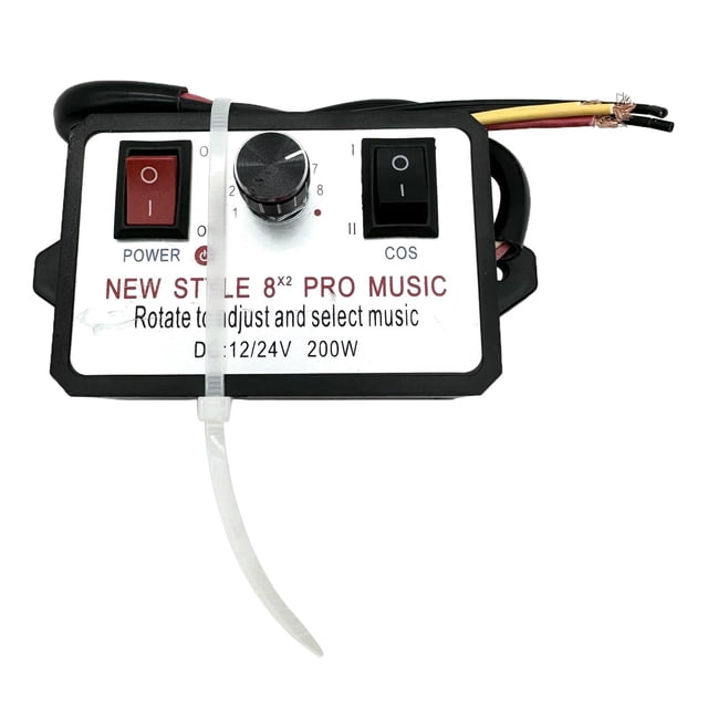 S SERENABLE Car Controller Electric Speaker ,Easy to Install with 16 Sound Effects Large