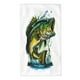 thumbnail image 1 of Balery Big bass fish Toalla de Microfibra Premium con Estampado – 27.5x16 pulgadas, Alta Absorción, Suave y Aterciopelada, Secado Rápido, 1 of 6