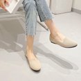 thumbnail image 4 of Viluyesy Womens Flats Shoes, Shallow Slip-On Wide Width Casual Comfort Breathable Shoes Beige, 4 of 8