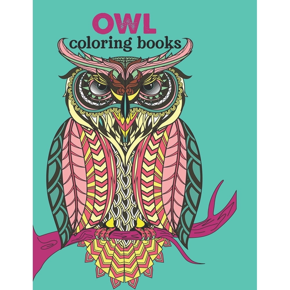 Owl coloring book : Amazing Owl Coloring Book for Adult (Creative and