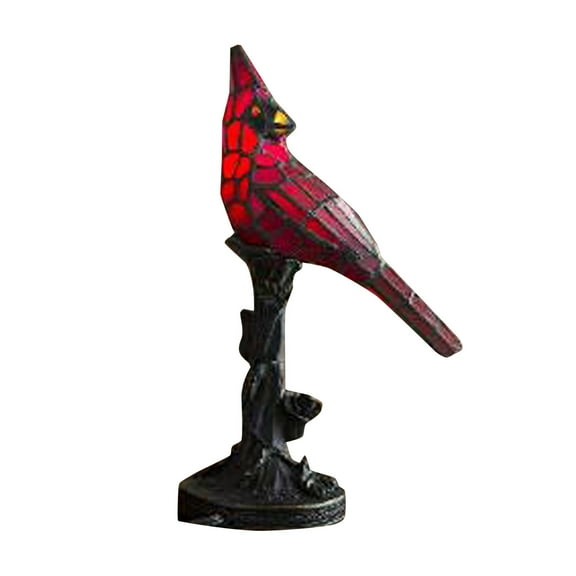 Stained Glass Bird Lamp Style Table Lamps For Home Desk Bedroom Nightstand Small Book Lamp Book Lights For Reading At Night Utility